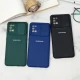 قاب سیلیکونی TPU محافظ لنزدار کشویی Samsung A31 دارک