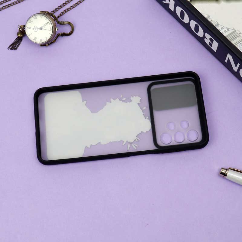 قاب سامسونگ Galaxy A32 5G طرح دار دخترانه سری B محافظ لنزدار کشویی