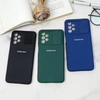 قاب سیلیکونی TPU محافظ لنزدار کشویی Samsung A32 5G دارک