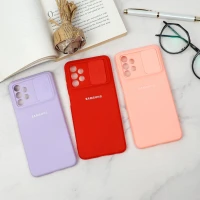 قاب سیلیکونی TPU محافظ لنزدار کشویی Samsung A32 5G لایت
