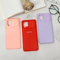 قاب سیلیکونی TPU محافظ لنزدار کشویی Samsung Galaxy A42 5G لایت