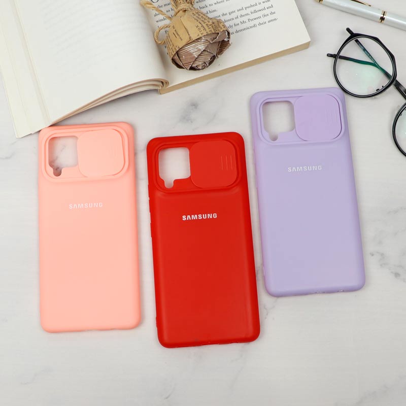 قاب سیلیکونی TPU محافظ لنزدار کشویی Samsung Galaxy A42 5G لایت