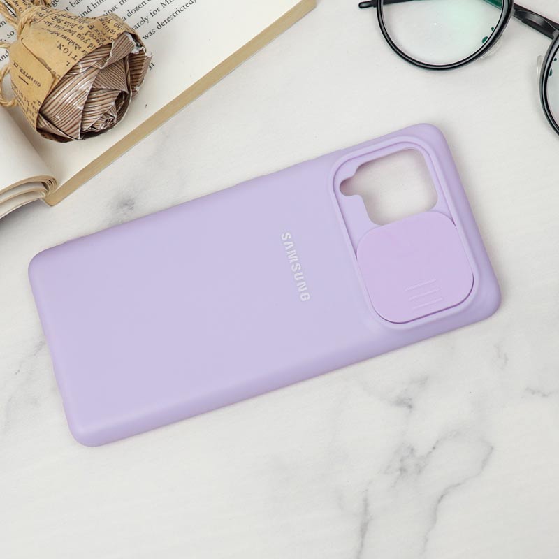 قاب سیلیکونی TPU محافظ لنزدار کشویی Samsung Galaxy A42 5G لایت
