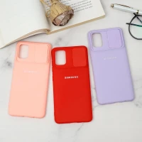 قاب سیلیکونی TPU محافظ لنزدار کشویی Samsung A51 لایت