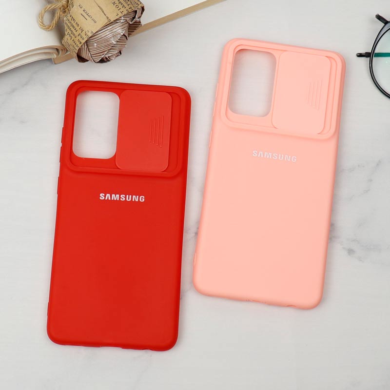 قاب سیلیکونی TPU محافظ لنزدار کشویی Samsung A52 لایت