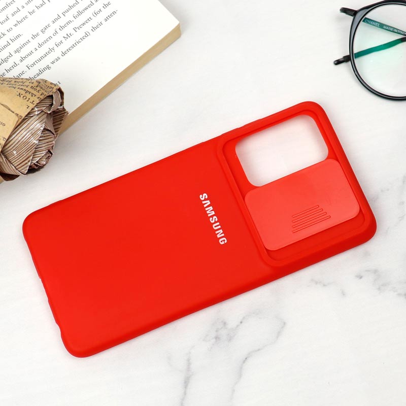 قاب سیلیکونی TPU محافظ لنزدار کشویی Samsung A52 لایت
