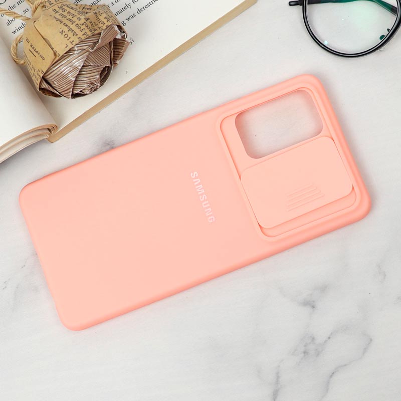 قاب سیلیکونی TPU محافظ لنزدار کشویی Samsung A72 لایت
