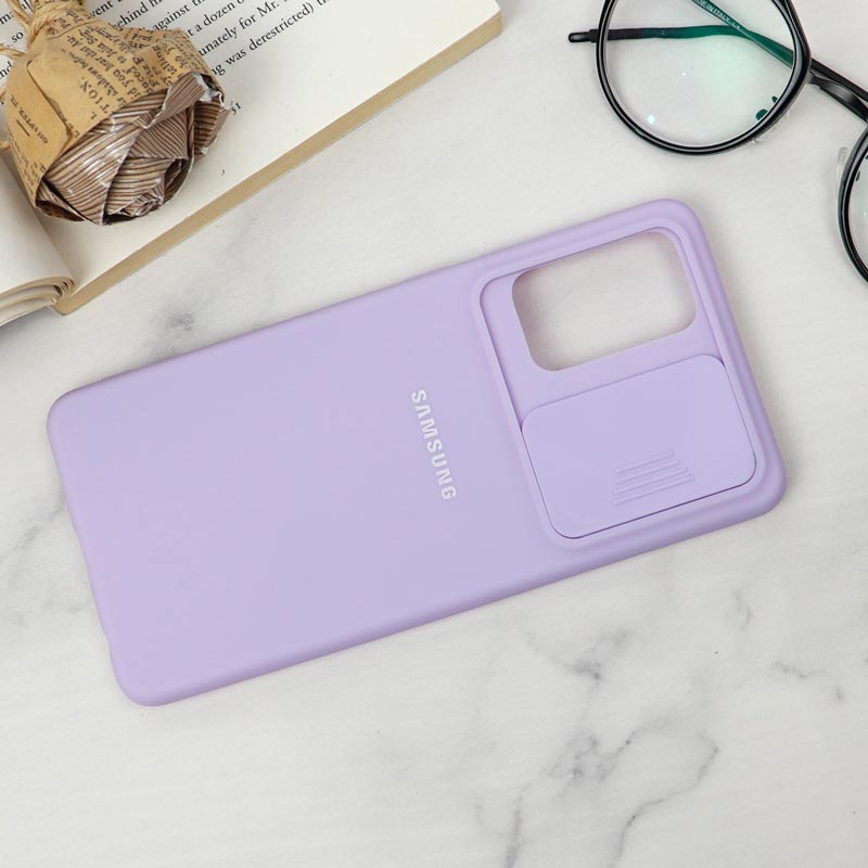 قاب سیلیکونی TPU محافظ لنزدار کشویی Samsung A72 لایت
