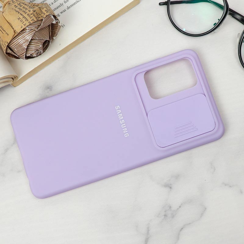 قاب سیلیکونی TPU محافظ لنزدار کشویی Samsung A72 لایت