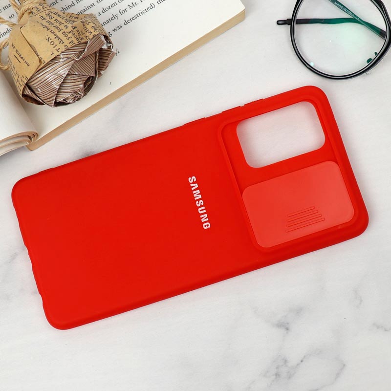 قاب سیلیکونی TPU محافظ لنزدار کشویی Samsung A72 لایت
