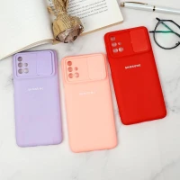 قاب سیلیکونی TPU محافظ لنزدار کشویی Samsung M51 لایت