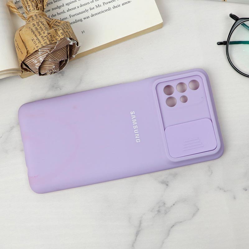 قاب سیلیکونی TPU محافظ لنزدار کشویی Samsung M51 لایت