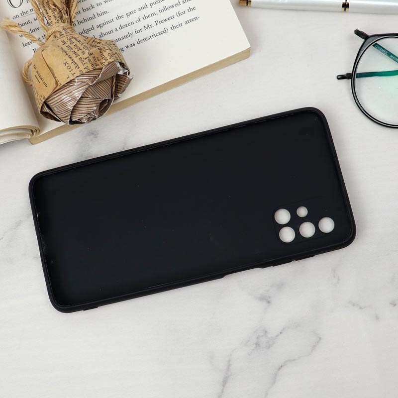 قاب سیلیکونی TPU محافظ لنزدار کشویی Samsung M51 دارک