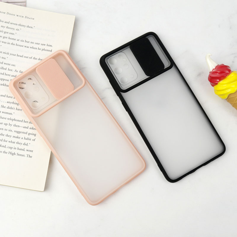 قاب PC مات محافظ لنز دار کشویی Samsung S20 Plus