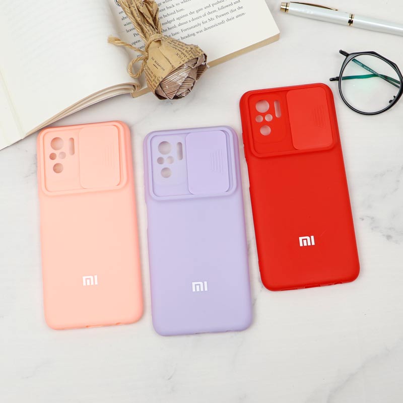 قاب سیلیکونی TPU محافظ لنزدار کشویی Xiaomi Redmi Note 10 لایت