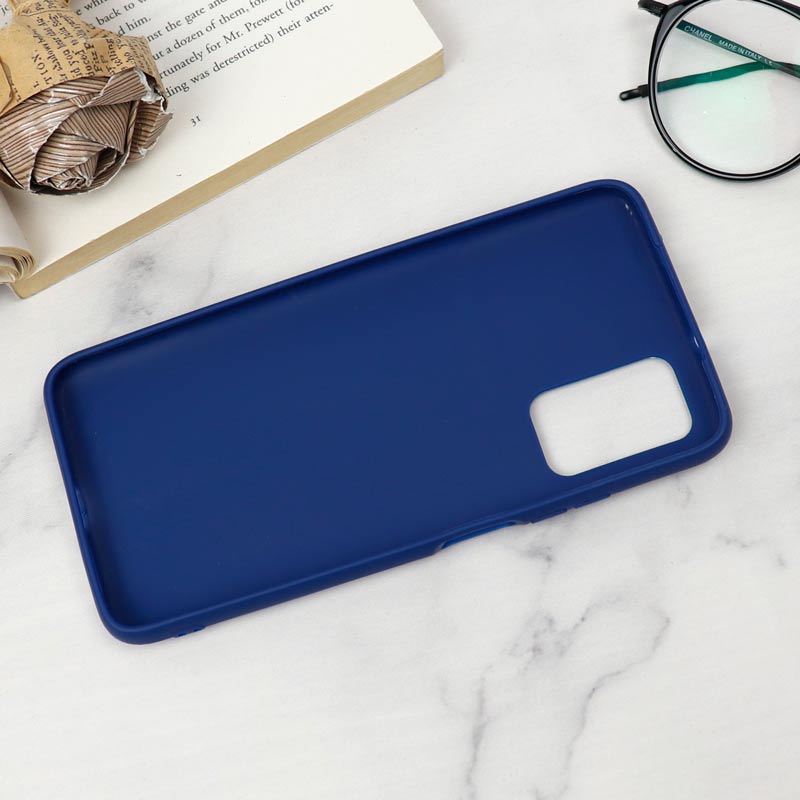 قاب سیلیکونی TPU محافظ لنزدار کشویی Xiaomi Poco M3 سرمه ای