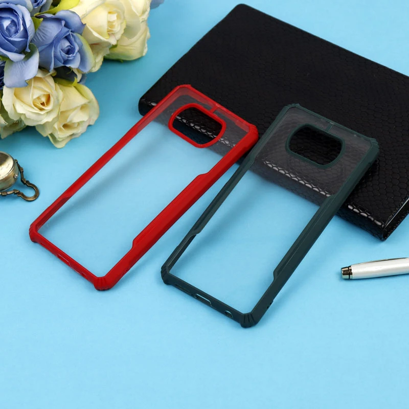 قاب محافظ لنزدار PC شفاف ضربه گیر Xiaomi Poco X3