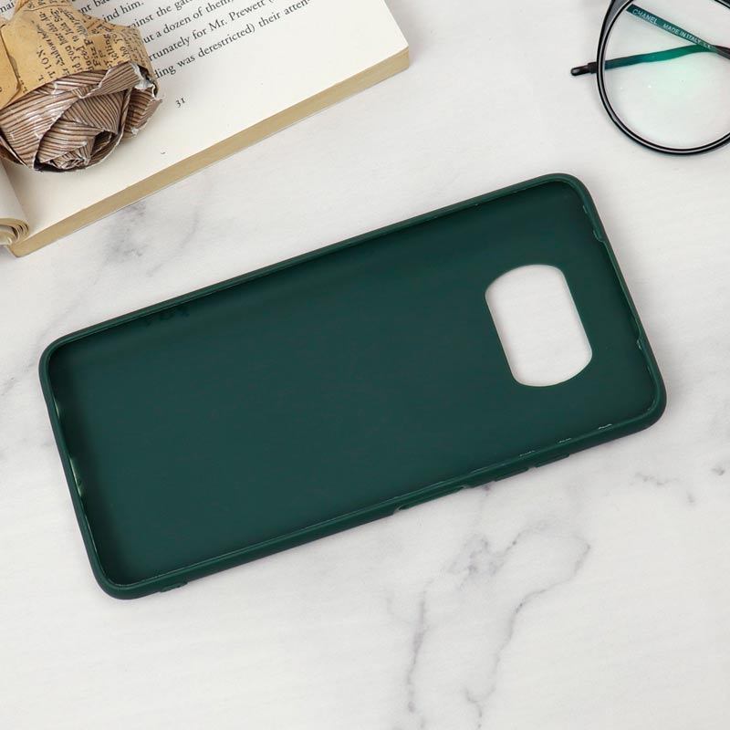قاب سیلیکونی TPU محافظ لنزدار کشویی Xiaomi Poco X3 دارک