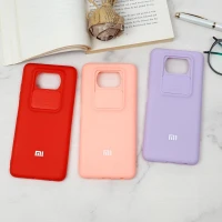 قاب سیلیکونی TPU محافظ لنزدار کشویی Xiaomi Poco X3 لایت