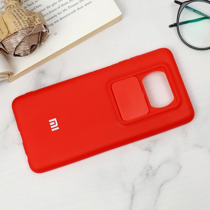 قاب سیلیکونی TPU محافظ لنزدار کشویی Xiaomi Poco X3 لایت