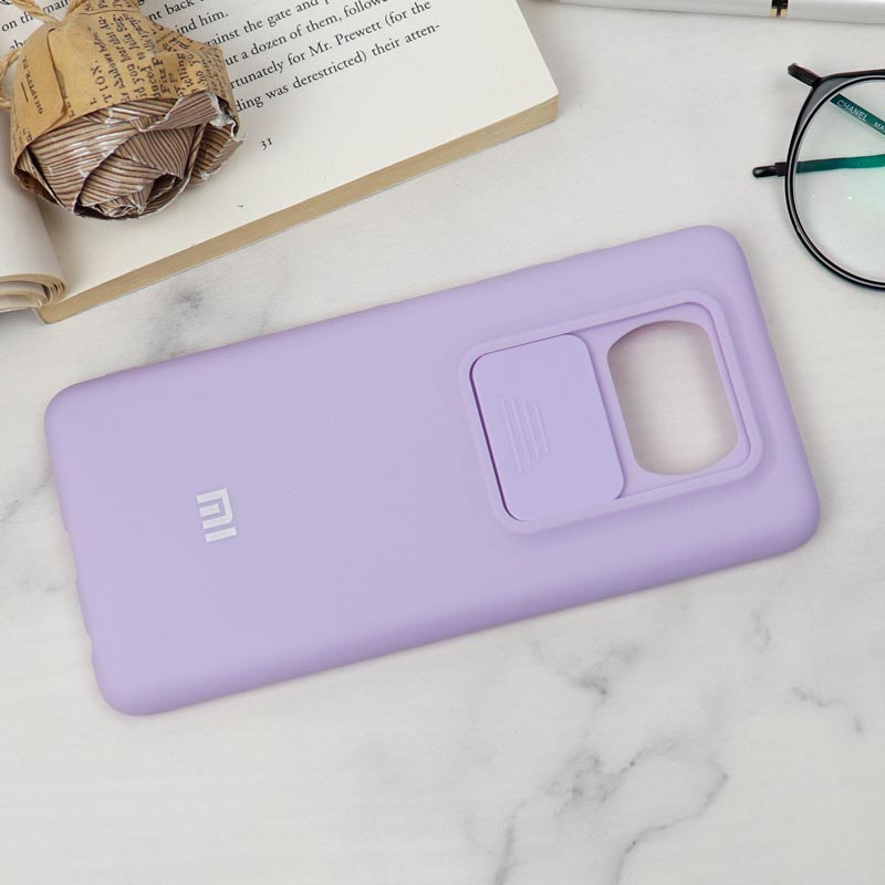قاب سیلیکونی TPU محافظ لنزدار کشویی Xiaomi Poco X3 لایت