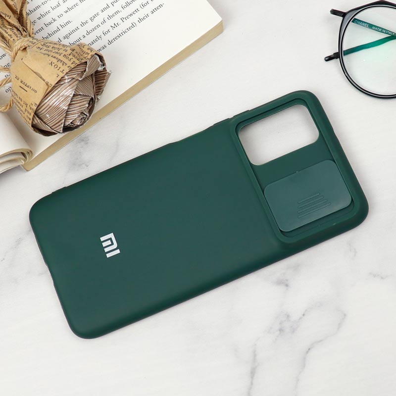 قاب سیلیکونی TPU محافظ لنزدار کشویی Xiaomi Redmi 9T دارک