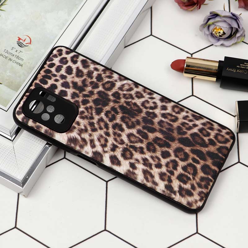 قاب محافظ لنزدار طرح پلنگی Xiaomi Redmi Note 10