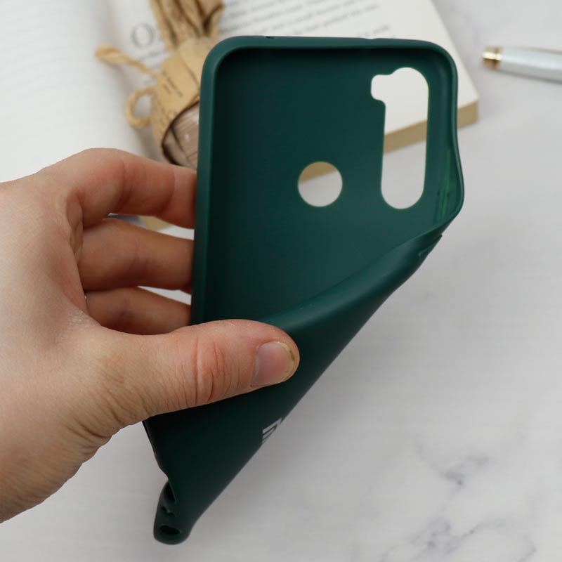 قاب سیلیکونی TPU محافظ لنزدار کشویی Xiaomi Redmi Note 8 دارک