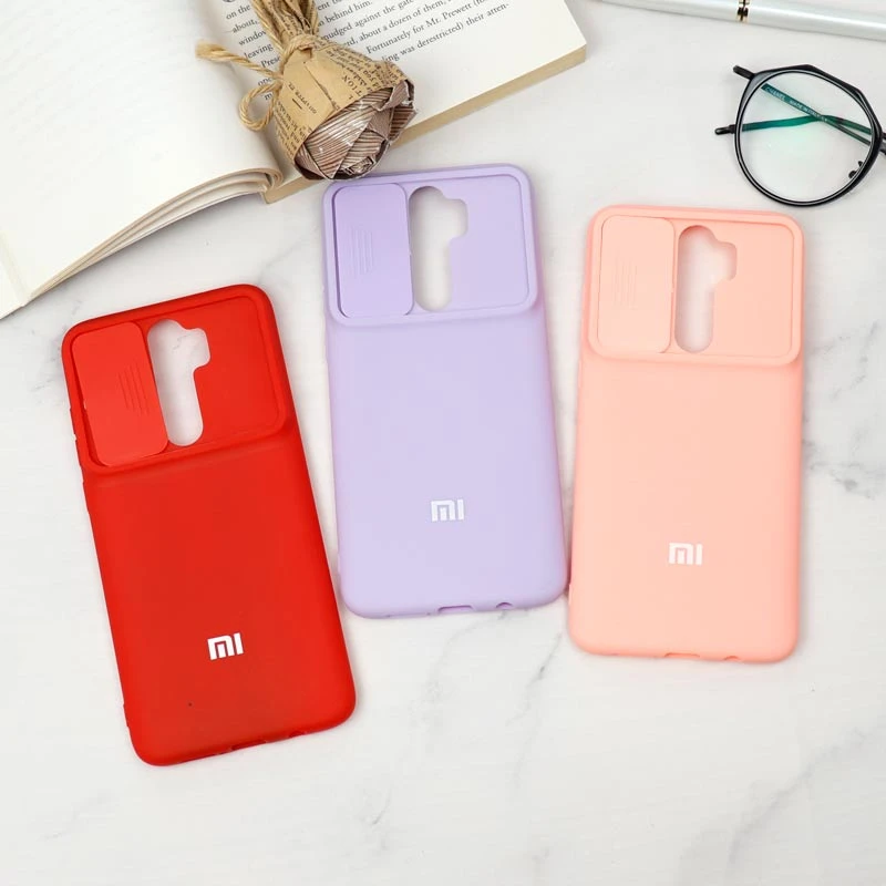 قاب سیلیکونی TPU محافظ لنزدار کشویی Xiaomi Redmi Note 8 Pro لایت