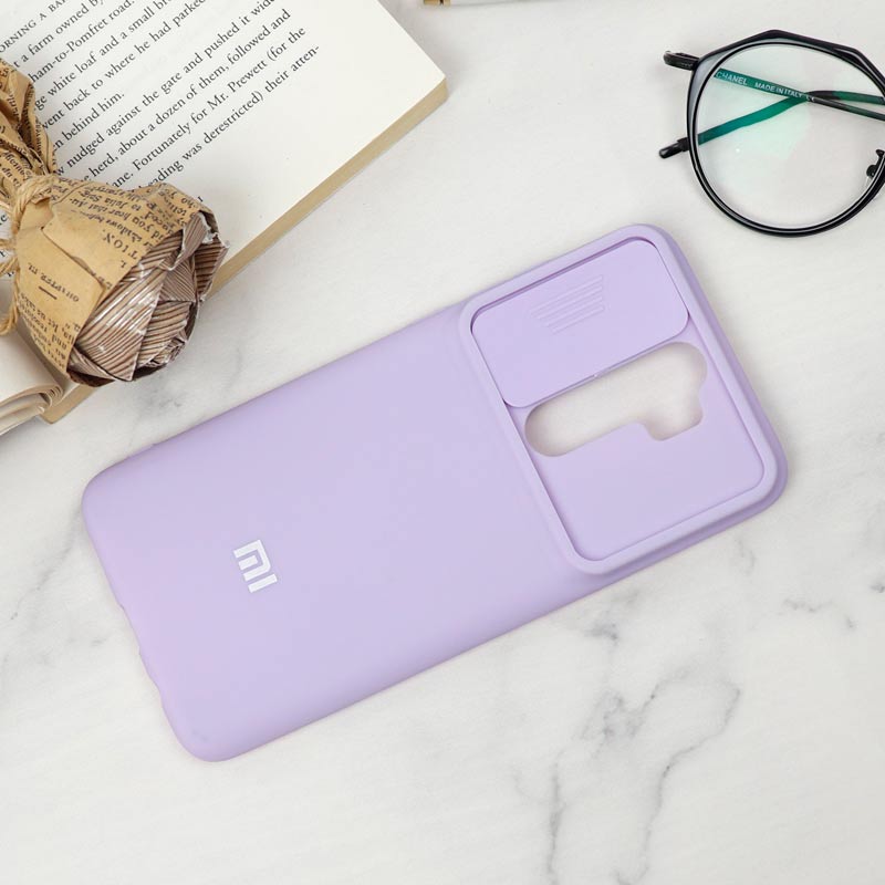 قاب سیلیکونی TPU محافظ لنزدار کشویی Xiaomi Redmi Note 8 Pro لایت