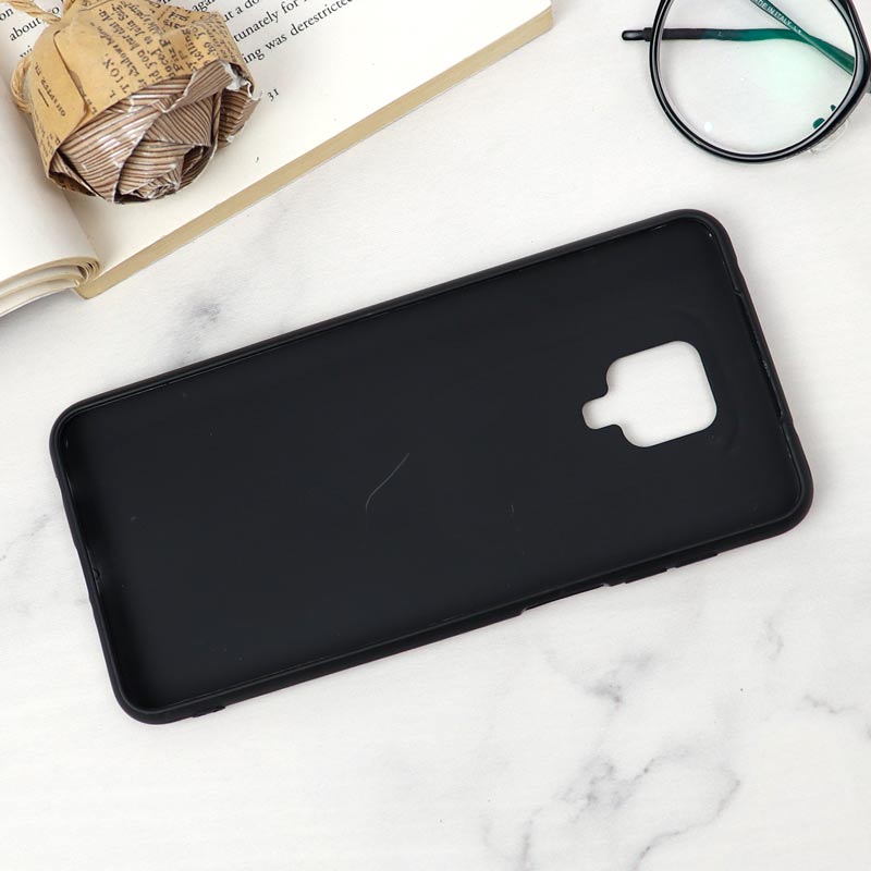 قاب سیلیکونی TPU محافظ لنزدار کشویی Xiaomi Redmi Note 9s / Note 9 Pro دارک