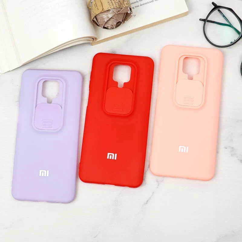 قاب سیلیکونی TPU محافظ لنزدار کشویی Xiaomi Redmi Note 9s / Note 9 Pro لایت