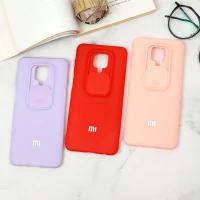 قاب سیلیکونی TPU محافظ لنزدار کشویی Xiaomi Redmi Note 9s / Note 9 Pro لایت