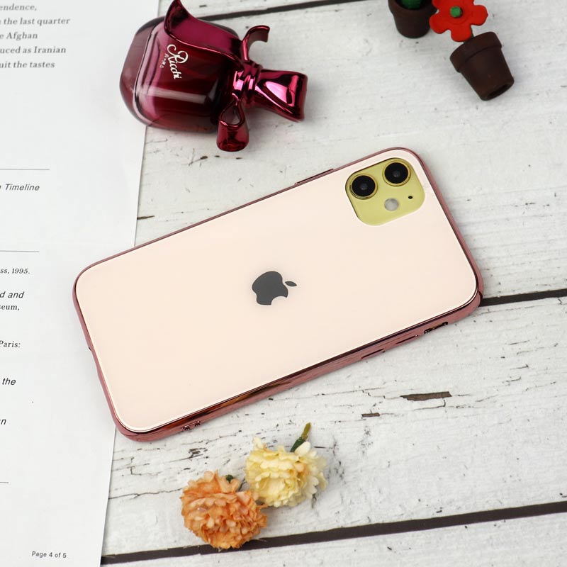 قاب My Case پشت گلسی iPhone 11 رنگی