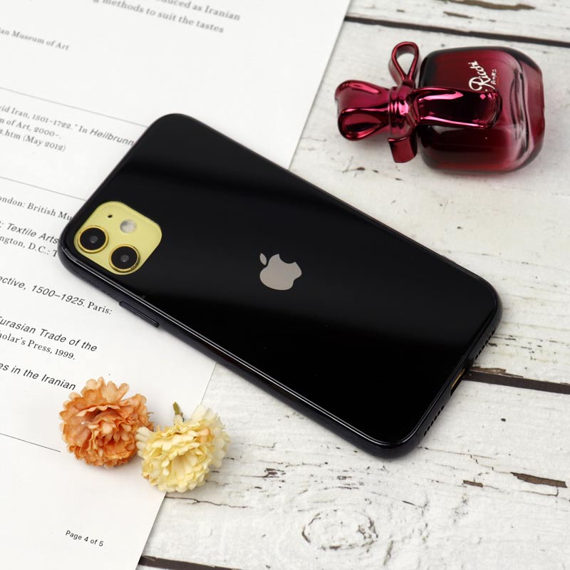 قاب My Case پشت گلسی iPhone 11 مشکی