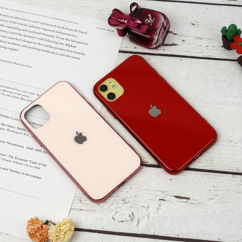 قاب My Case پشت گلسی iPhone 11 رنگی
