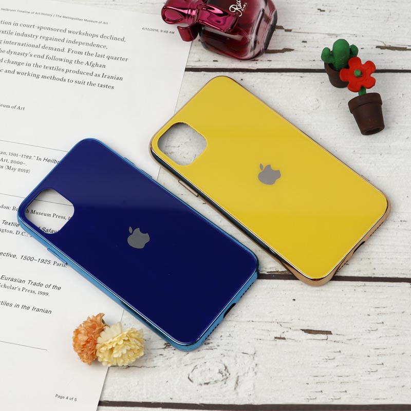 قاب My Case پشت گلسی iPhone 11 رنگی