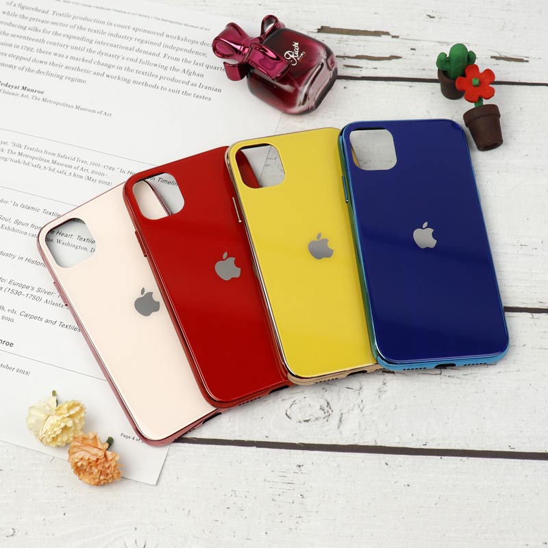 قاب My Case پشت گلسی iPhone 11 رنگی