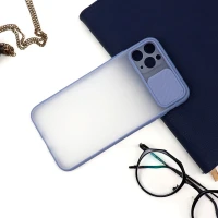 قاب PC مات محافظ لنز دار کشویی iPhone 11 Pro Max فیلی