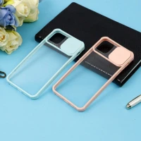 قاب PC شفاف ضربه گیر محافظ لنزدار کشویی iPhone 11 Pro Max