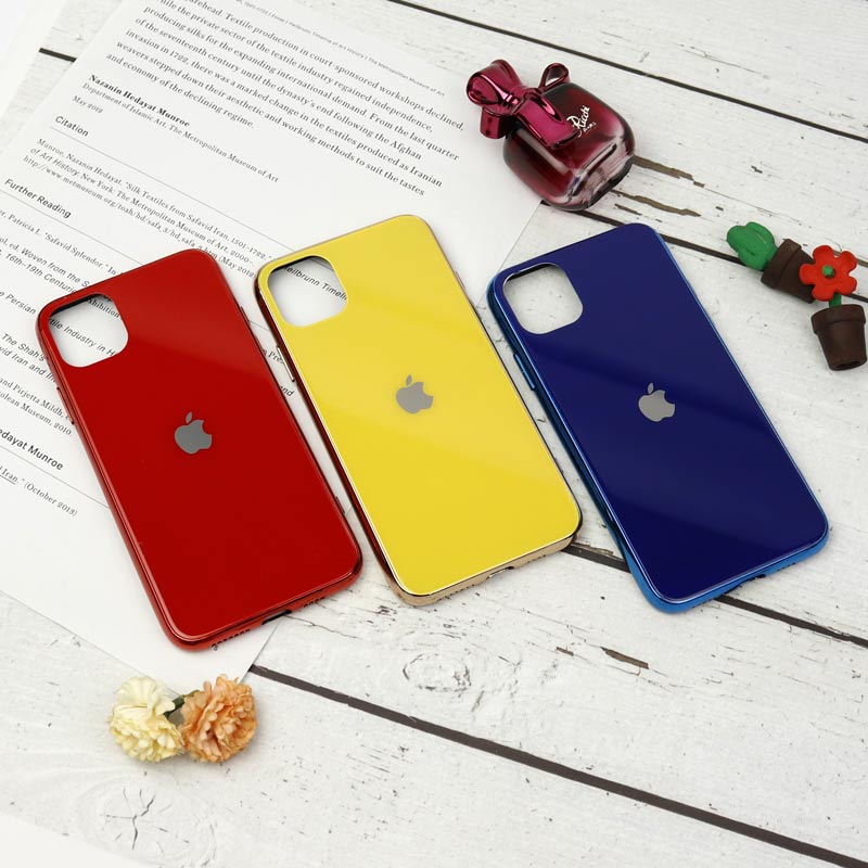قاب My Case پشت گلسی iPhone 11 Pro Max رنگی