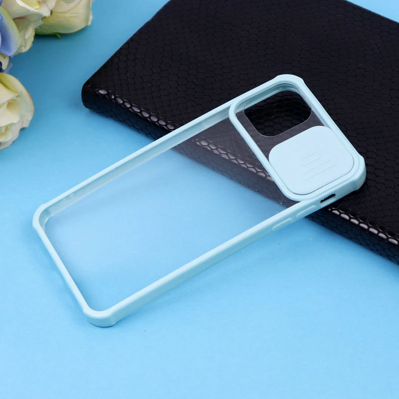 قاب PC شفاف ضربه گیر محافظ لنزدار کشویی iPhone 11 Pro Max