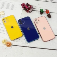 قاب محافظ لنزدار My Case پشت گلسی iPhone 12 رنگی