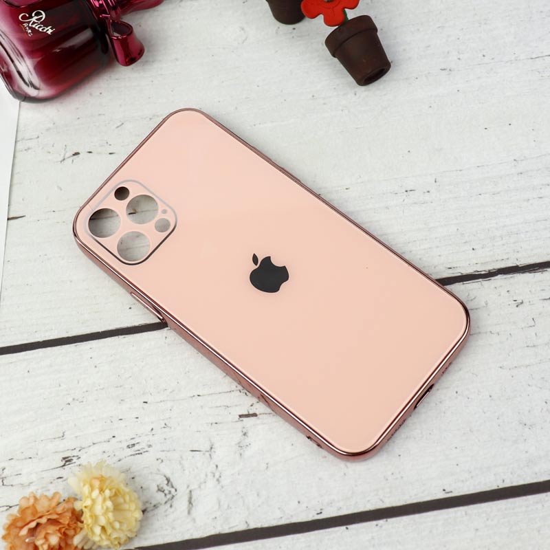 قاب محافظ لنزدار My Case پشت گلسی iPhone 12 Pro رنگی