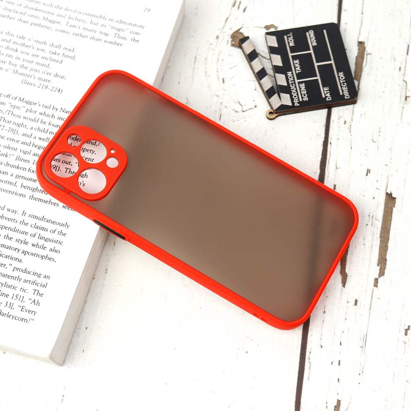 قاب PC مات محافظ لنز دار iPhone 12 Pro