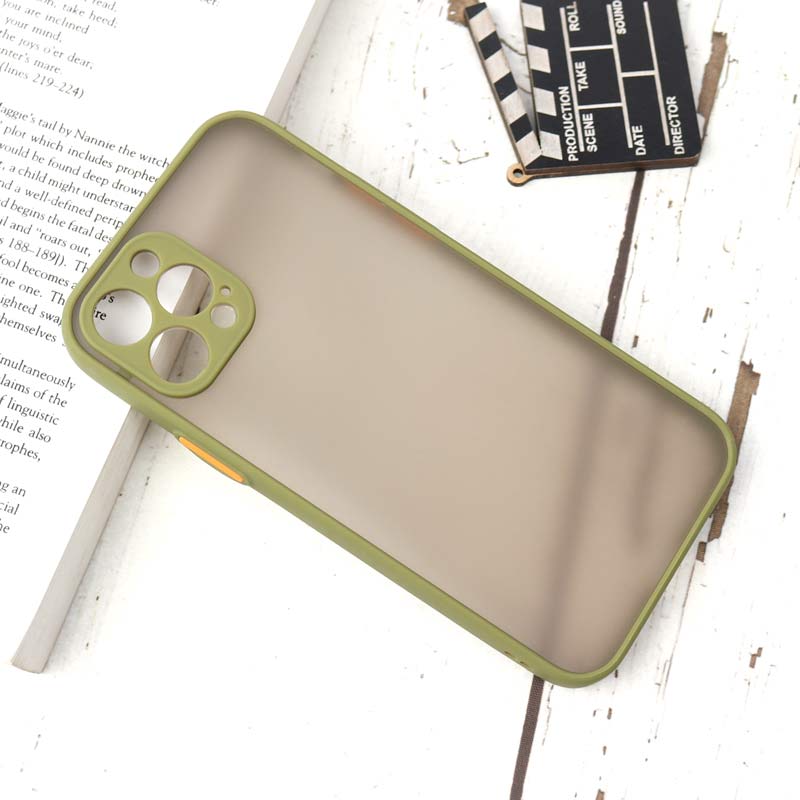 قاب PC مات محافظ لنز دار iPhone 12 Pro