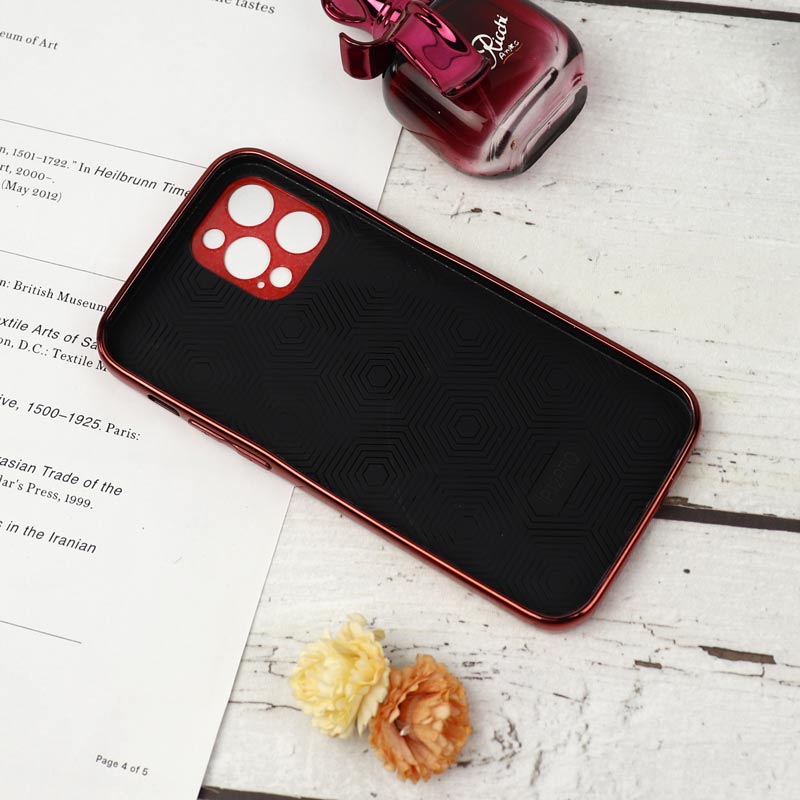 قاب محافظ لنزدار My Case پشت گلسی iPhone 12 Pro رنگی