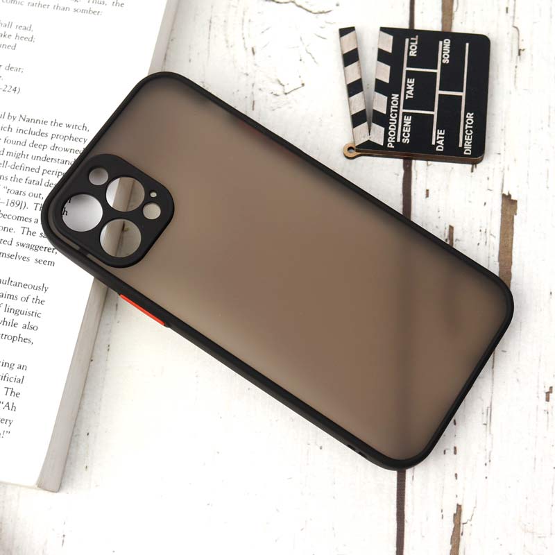 قاب PC مات محافظ لنز دار iPhone 12 Pro