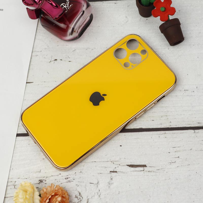 قاب محافظ لنزدار My Case پشت گلسی iPhone 12 Pro رنگی
