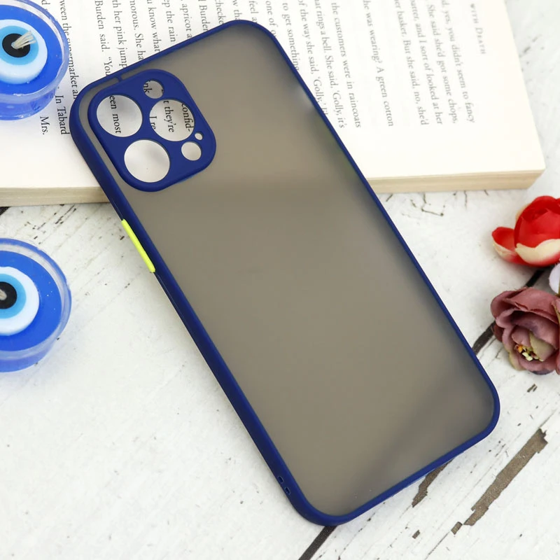 قاب PC مات محافظ لنز دار iPhone 12 Pro Max
